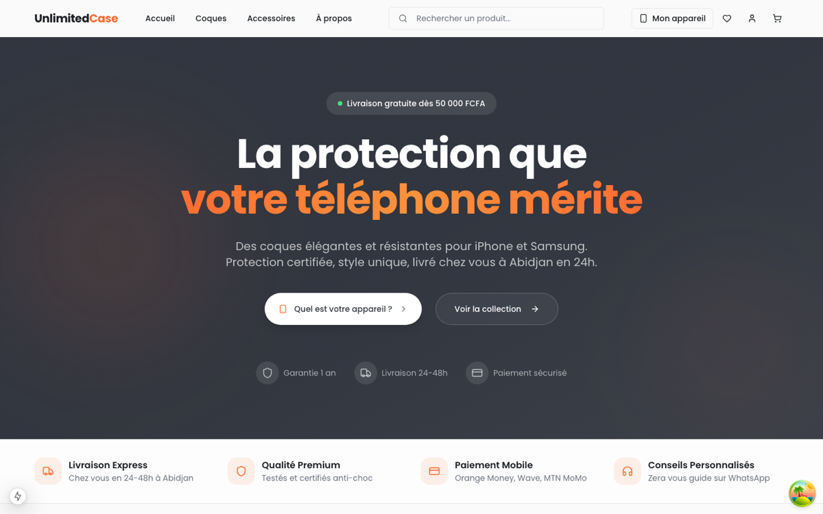Plateforme E-commerce — 1/4