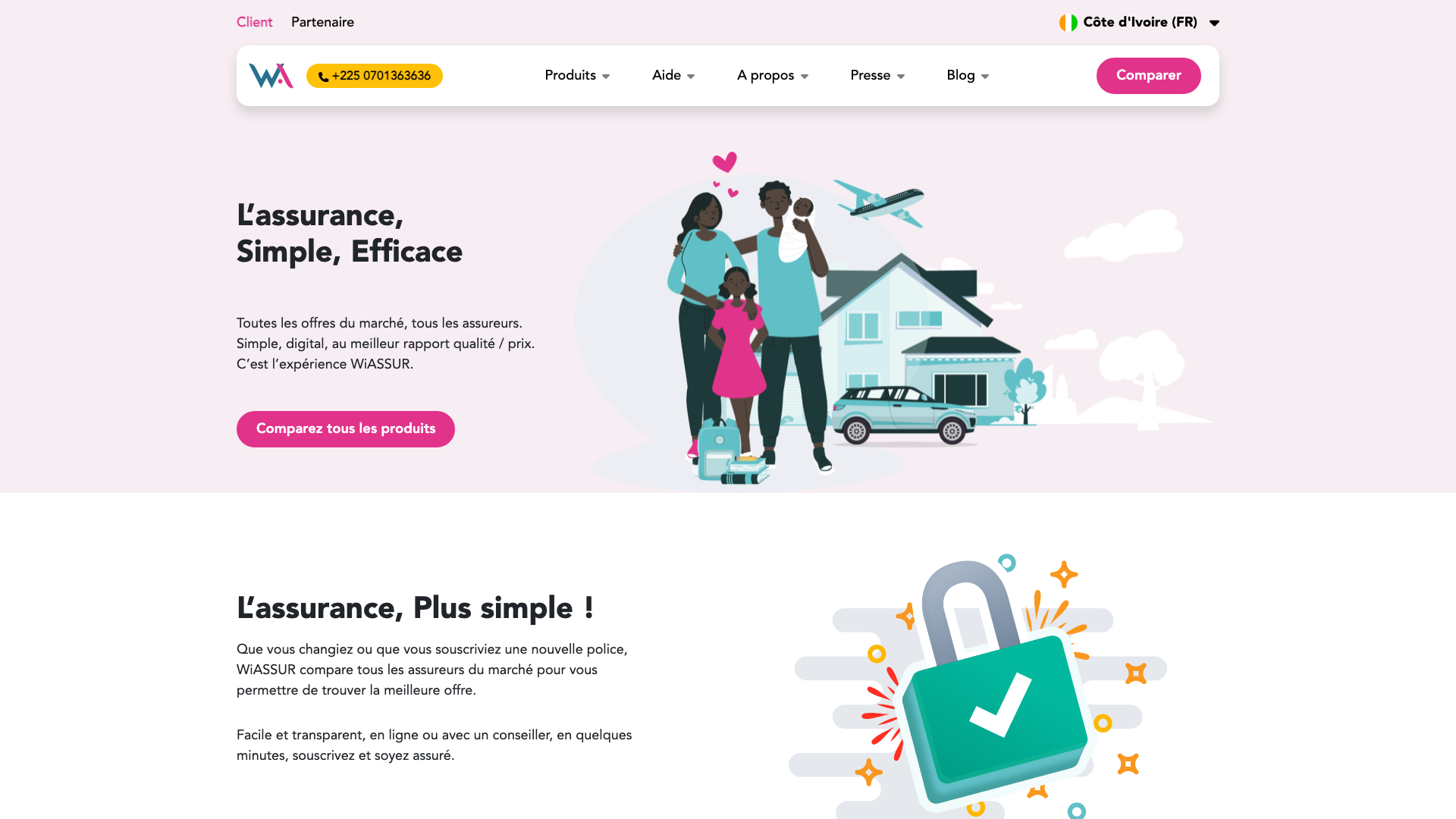 Site web WiASSUR — 1/3